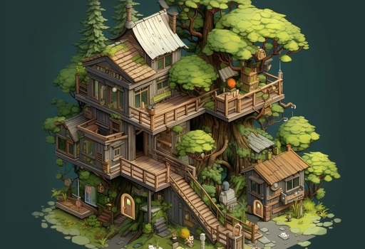 보건수업 나무집